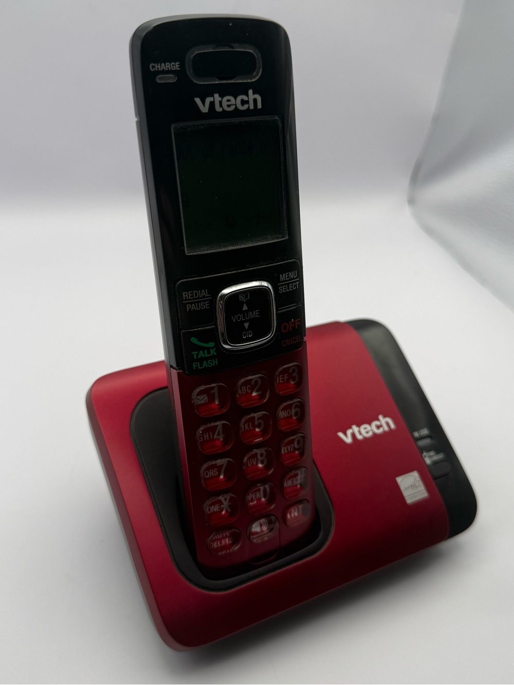 VTech CS6719-16 Cordless Phone System Red W/Caller ID & Call Waiting